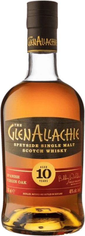 Kostenloser Versand | Single Malt Whisky Glenallachie Virgin Spanish Oak Cask — Eichenfass Speyseite Großbritannien 10 Jahre 70 cl