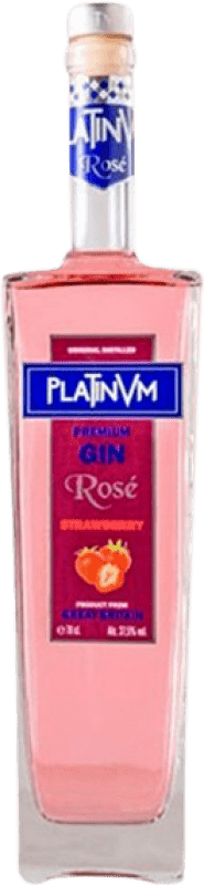 Free Shipping | Genever Gin Platinvm United Kingdom 70 cl Strawberry