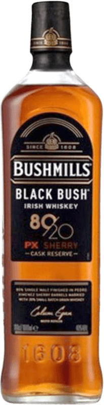 Бесплатная доставка | Односолодовый виски Bushmills Black Bush 80 20 PX Sherry Cask Finish — Финишная выдержка в бочке Резерва Ирландия 1 L