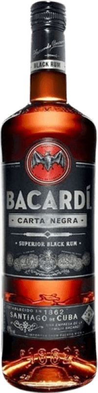 Бесплатная доставка | Ром Bacardí Carta Negra Пуэрто-Рико 1 L