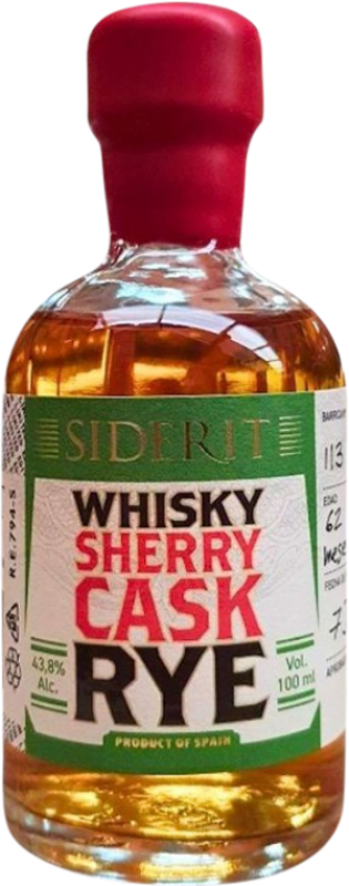21,95 € Envoi gratuit | Whisky Single Malt Siderit Sherry Cask Finish — Finition en Fût, Rye Mini-Bouteille 10 cl