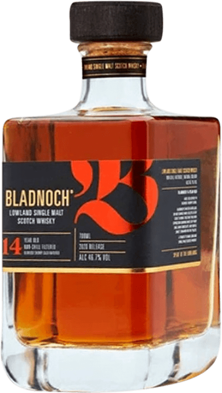 Spedizione Gratuita | Whisky Single Malt Bladnoch Lowlands Regno Unito 14 Anni 70 cl