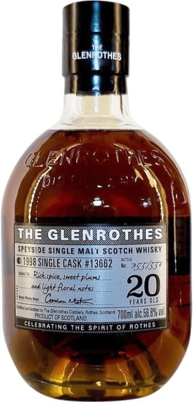 515,95 € Envío gratis | Whisky Single Malt Glenrothes Single Cask — Barrica Única 20 Años