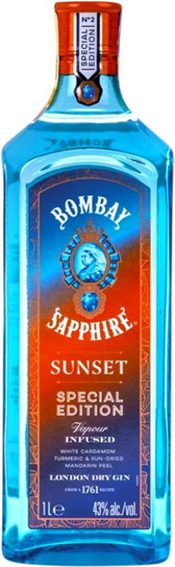 36,95 € | Genever Gin Bombay Sapphire Sunset Infused Regno Unito 1 L
