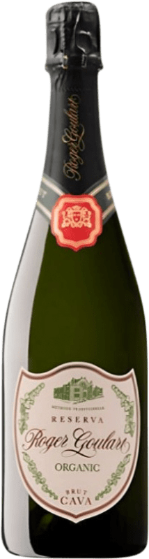 29,95 € 送料無料 | 白のスパークリングワイン Roger Goulart Brut — ブリュット レセルバ D.O. Cava Organic — 有機