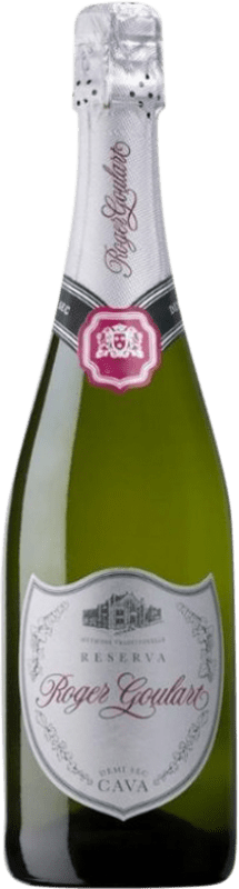 21,95 € Free Shipping | White Sparkling Wine Roger Goulart Semiseco — Semi Dry Reserve — Aged D.O. Cava