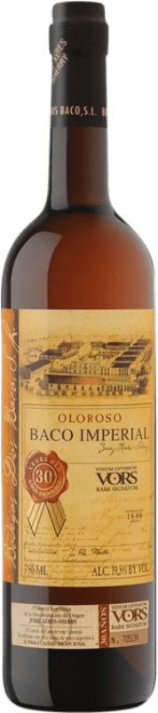 114,95 € Envío gratis | Vino Generoso Fortificado Dios Baco Oloroso, Imperial VORS Very Old Rare Sherry — Muy Viejo y Exclusivo D.O. Jerez-Xérès-Sherry