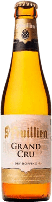 Spedizione Gratuita | Birra Saint Feuillien Grand Cru Valonia Belgio Bottiglietta Terzo 33 cl