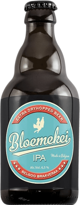 免费送货 | 啤酒 Belgoo Bloemekei IPA — India Pale Ale Brabante 比利时 三分之一升瓶 33 cl