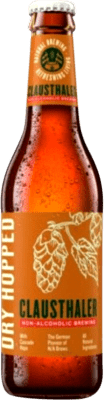 Kostenloser Versand | Bier Clausthaler Unfiltered — Ungefiltert Deutschland Drittelliterflasche 33 cl Alkoholfrei