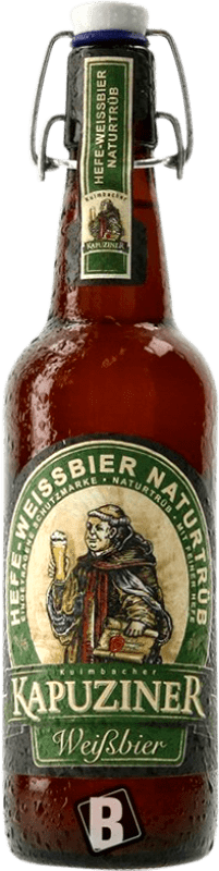 Free Shipping | Beer Kulmbacher Kapuziner Weissbier — White Baviera Germany Medium Bottle 50 cl