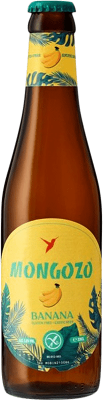 Free Shipping | Beer Huyghe Mongozo Flandes Belgium Third-Liter Bottle 33 cl Banana