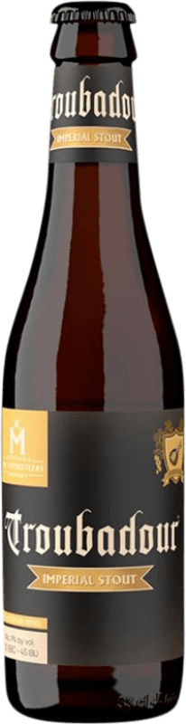 Free Shipping | Beer Musketeers Troubadour Imperial, Stout Flandes Belgium Third-Liter Bottle 33 cl