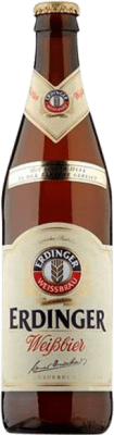 Spedizione Gratuita | Birra Erdinger Hefe Hell — Bionda Baviera Germania Bottiglia Medium 50 cl