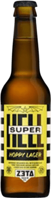Kostenloser Versand | Bier Zeta Superhell Valencianische Gemeinschaft Spanien Drittelliterflasche 33 cl