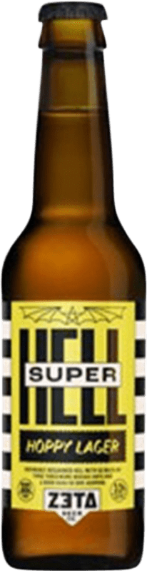 Free Shipping | Beer Zeta Superhell Valencian Community Spain Third-Liter Bottle 33 cl