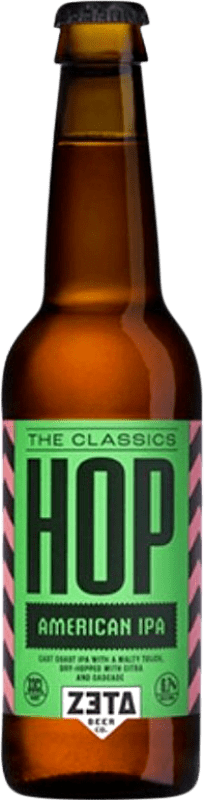 Free Shipping | Beer Zeta Hop IPA — India Pale Ale, American Valencian Community Spain Third-Liter Bottle 33 cl