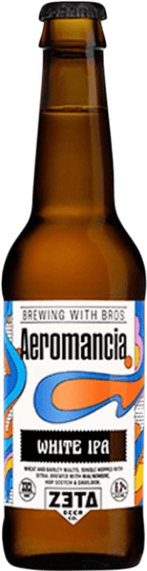 免费送货 | 啤酒 Zeta Aeromancia 巴伦西亚社区 西班牙 三分之一升瓶 33 cl