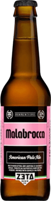 送料無料 | ビール Zeta Malabrocca バレンシアのコミュニティ スペイン 1/3ボトル 33 cl