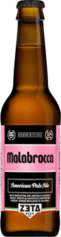 Envío gratis | Cerveza Zeta Malabrocca Comunidad Valenciana España Botellín Tercio 33 cl