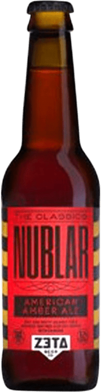 Free Shipping | Beer Zeta Nublar Valencian Community Spain Third-Liter Bottle 33 cl