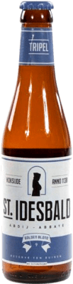 Envio grátis | Cerveja Huyghe Saint Idesbald Triple Malt Flandes Bélgica Garrafinha Terço 33 cl