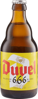 Spedizione Gratuita | Birra Duvel Moortgat 666 Flandes Belgio Bottiglietta Terzo 33 cl