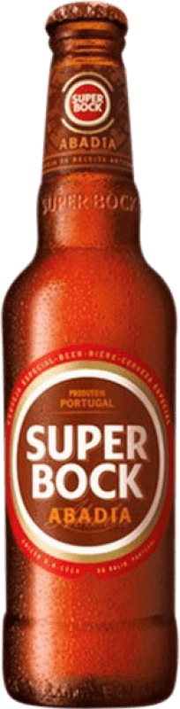Spedizione Gratuita | Birra Super Bock Abadía porto Portogallo Bottiglietta Terzo 33 cl