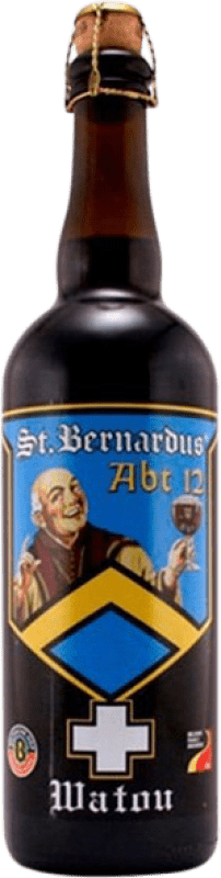 Kostenloser Versand | Bier Saint Bernardus Abt Sixtus 10º Flandes Belgien 75 cl