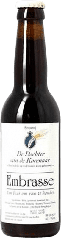 Envío gratis | Cerveza Dochter Van de Korenaar Embrasse Brabante Bélgica Botellín Tercio 33 cl