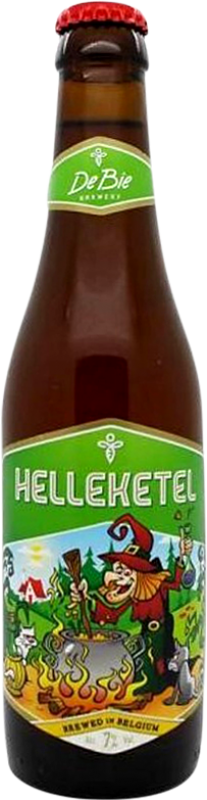 Envoi gratuit | Bière Bie Helleketelbier Valonia Belgique Bouteille Tiers 33 cl