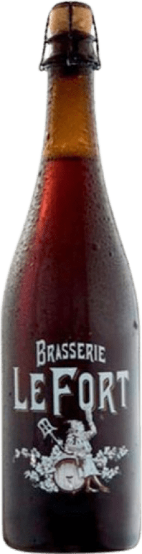 Бесплатная доставка | Пиво Omer Vander Ghinste Lefort Dark Ale — Тёмный Flandes Бельгия 75 cl