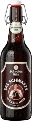 免费送货 | 啤酒 Dinkelacker-Schwaben Das Schwarze Dark Ale — 深色 Stuttgart 德国 中瓶装 50 cl