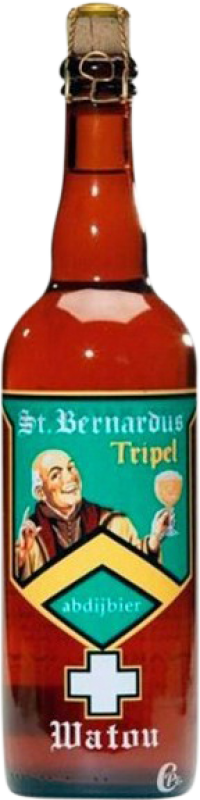 Spedizione Gratuita | Birra Saint Bernardus Triple Malt Flandes Belgio 75 cl