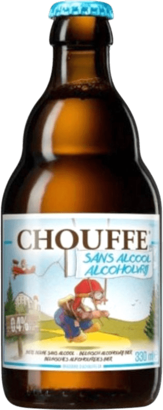 3,95 € Envío gratis | Cerveza Chouffe Botellín Tercio 33 cl
