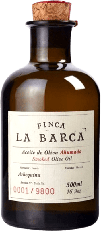 Spedizione Gratuita | Olio d'Oliva Norte Extremeña Finca La Barca Spagna Bottiglia Medium 50 cl Ahumado — Affumicato