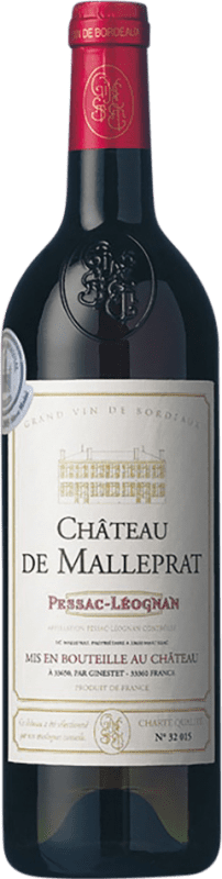 23,95 € | Vino Tinto Château de Malleprat A.O.C. Pessac-Léognan Burdeos Francia 75 cl
