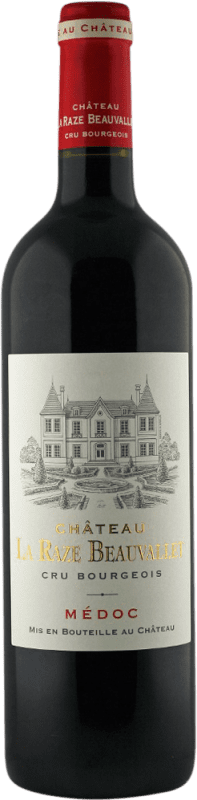 Envío gratis | Vino Tinto Château La Raze Beauvallet Cru Bourgeois A.O.C. Médoc Burdeos Francia 75 cl