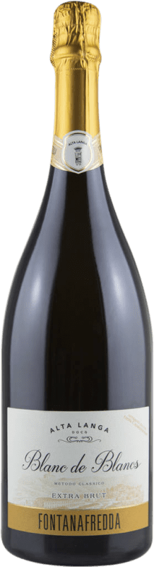114,95 € | Weißer Sekt Fontanafredda Blanc de Blancs D.O.C. Alta Langa Piemont Italien Magnumflasche 1,5 L