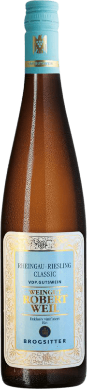 免费送货 | 白葡萄酒 Robert Weil Brogsitter 经典, VDP Gutswein — 庄园葡萄酒 Q.b.A. Rheingau Rheingau 德国 Riesling — 雷司令 75 cl