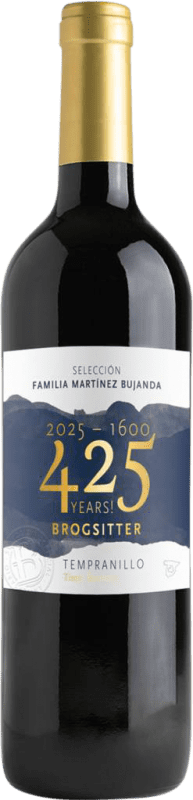 10,95 € Envío gratis | Vino Tinto Martínez Bujanda Brogsitter 425th Edición Especial Aniversario I.G.P. Vino de la Tierra de Castilla
