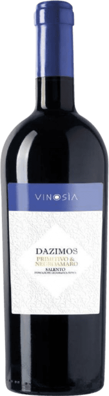 17,95 € | Vino Rosso Vinosìa Dazimos Primitivo Negroamaro I.G.T. Salento Italia Primitivo, Negroamaro 75 cl