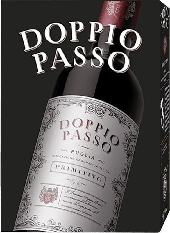 34,95 € Envío gratis | Vino Tinto Botter Carlo Doppio Passo Bag in Box 3 L