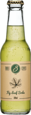 73,95 € Free Shipping | 24 units box Mixer Coca-Cola Three Cents Hoja de Higuera Small Bottle 20 cl Soda
