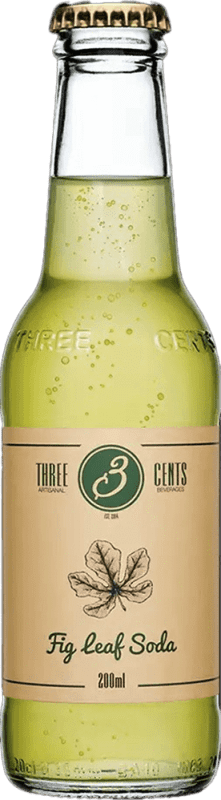 73,95 € Kostenloser Versand | 24 Einheiten Box Mixer Coca-Cola Three Cents Hoja de Higuera Kleine Flasche 20 cl Soda