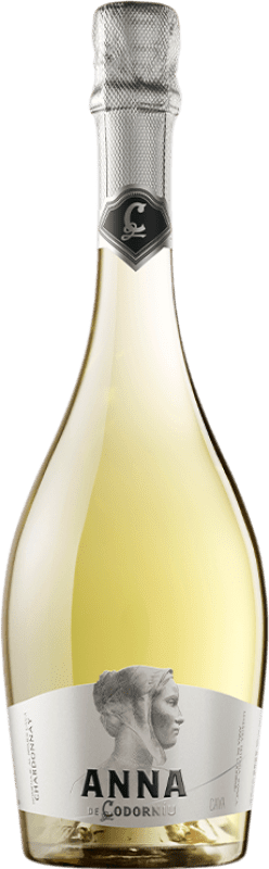 Envoi gratuit | Vin Mousseux Blanc Codorníu Anna Icónica Brut D.O. Cava Catalogne Espagne Chardonnay 75 cl