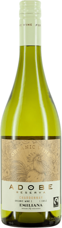 Spedizione Gratuita | Vino Bianco Emiliana Adobe Riserva I.G. Valle de Casablanca Valle di Casablanca Chile Chardonnay 75 cl