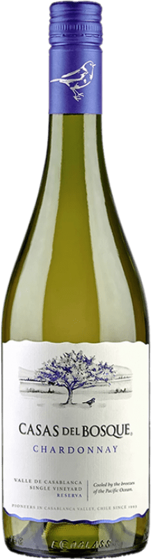 Envio grátis | Vinho Branco Casas del Bosque Reserva I.G. Valle de Casablanca Vale de Casablanca Chile Chardonnay 75 cl