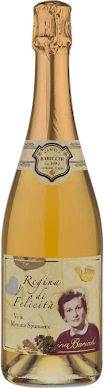 23,95 € | Ледяное вино Cascina Baricchi Regina di Felicità Vintage, Sparkling — Игристое Пьемонте Италия Moscatel — Мускат 75 cl