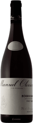 Envoi gratuit | Vin Rouge Domaine Manuel Olivier A.O.C. Bourgogne Bourgogne France Pinot Noir Demi-Bouteille 37 cl